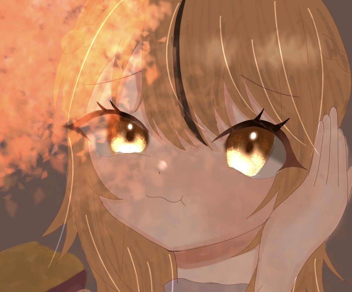 秋の彩り(タップ必須) Illust of 魚黒橙@代選中 oc 代理 下手くそすぎて草 色使い汚なw