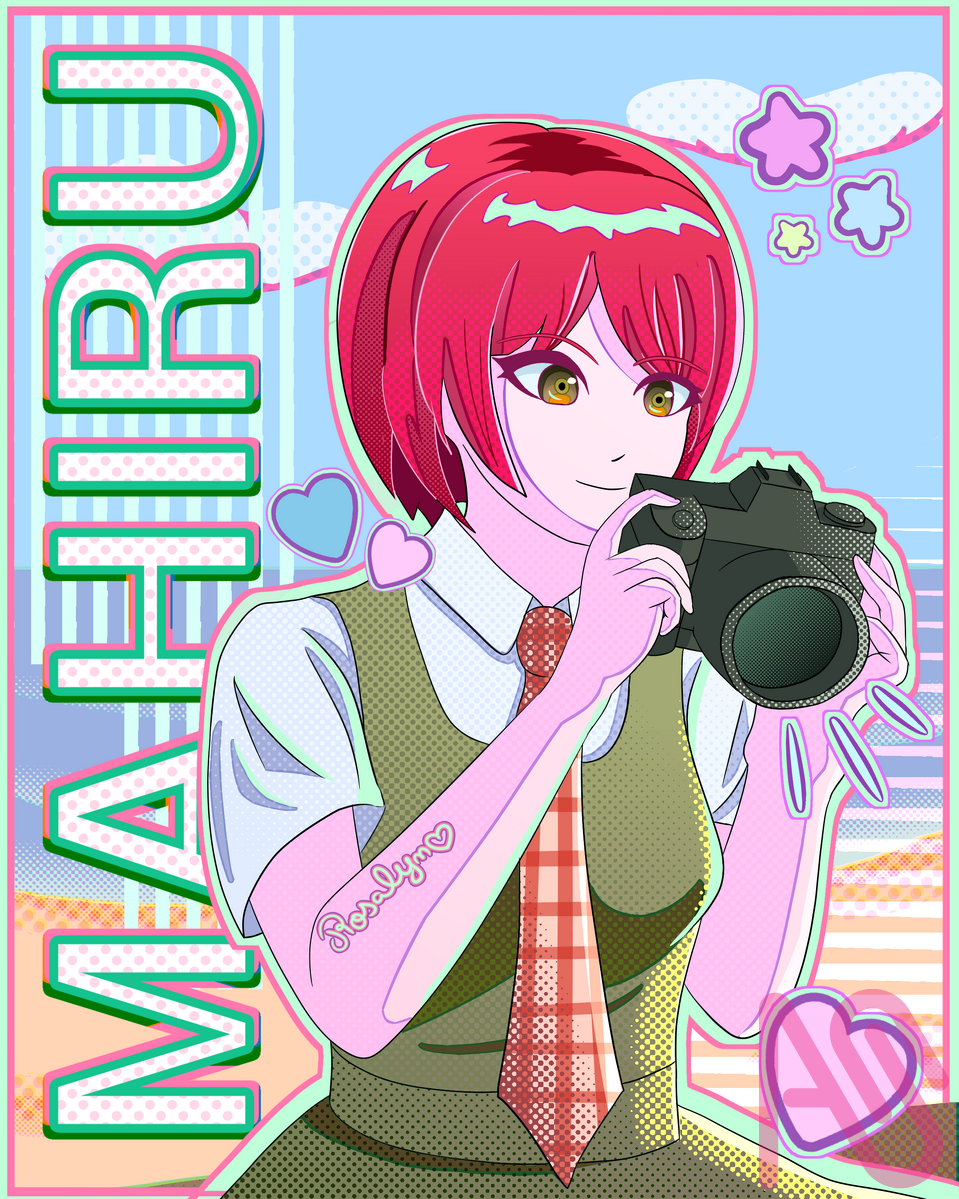 Mahiru Koizumi [Danganronpa2] Illust of ȐǾŠÅĽŸŊ DanganronpaCreativeContestIllustrationCategory fanart Danganronpa2 beach Danganronpa Camera MahiruKoizumi