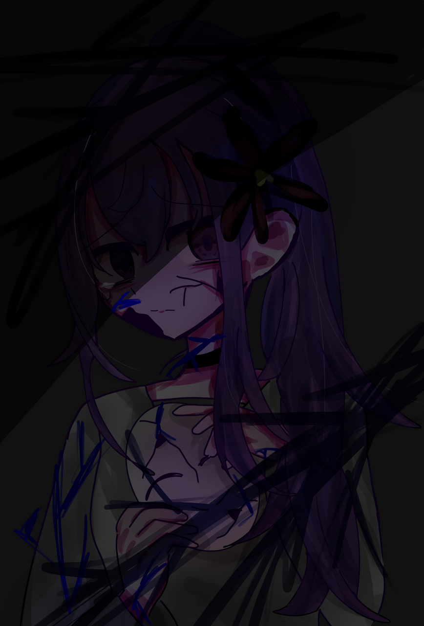 『私にかけられた呪い』 Illust of 冬華はる dark Project_Sekai 朝比奈まふゆ