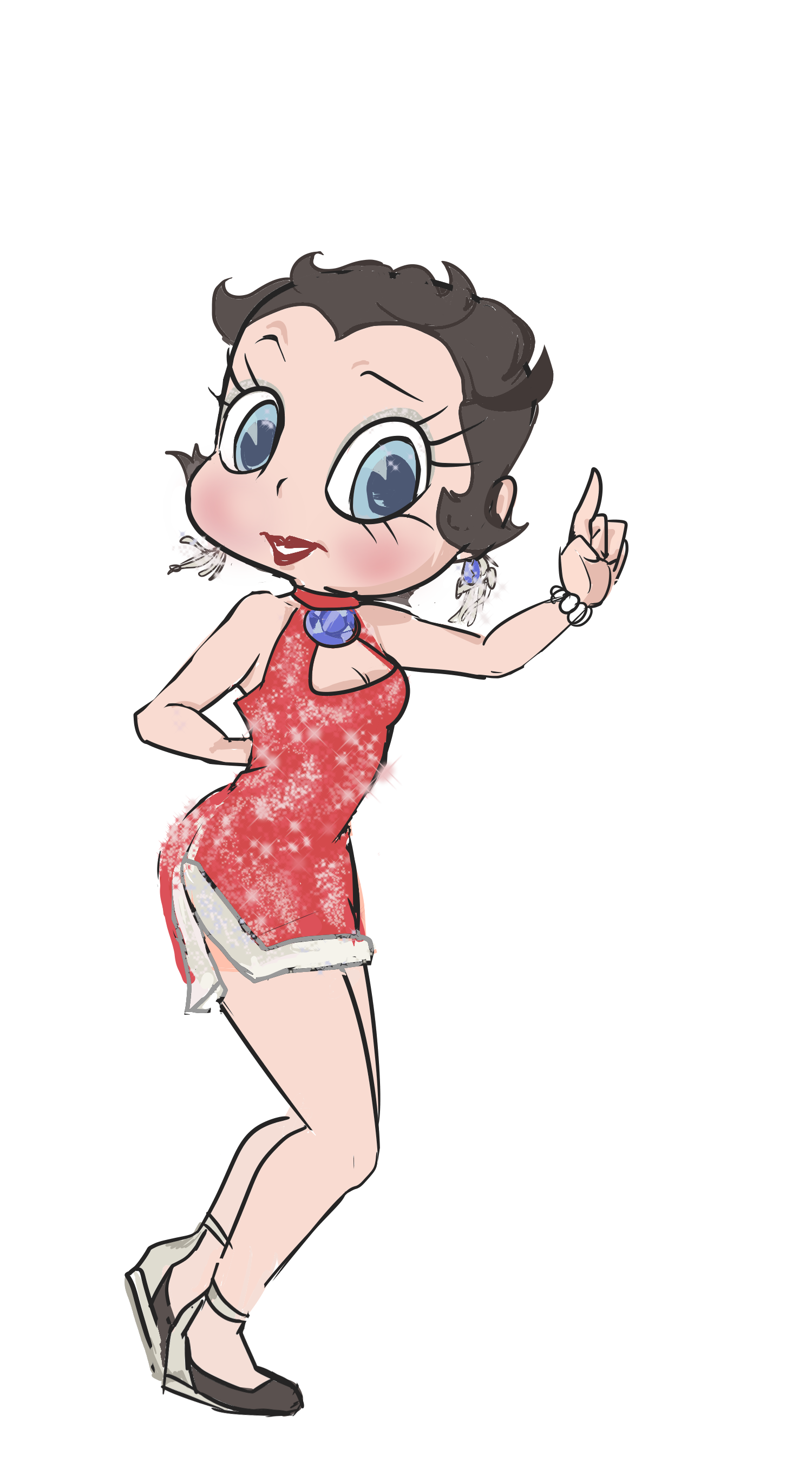 Betty Boop Redesing Ori Burst イラスト Art Street アートストリート