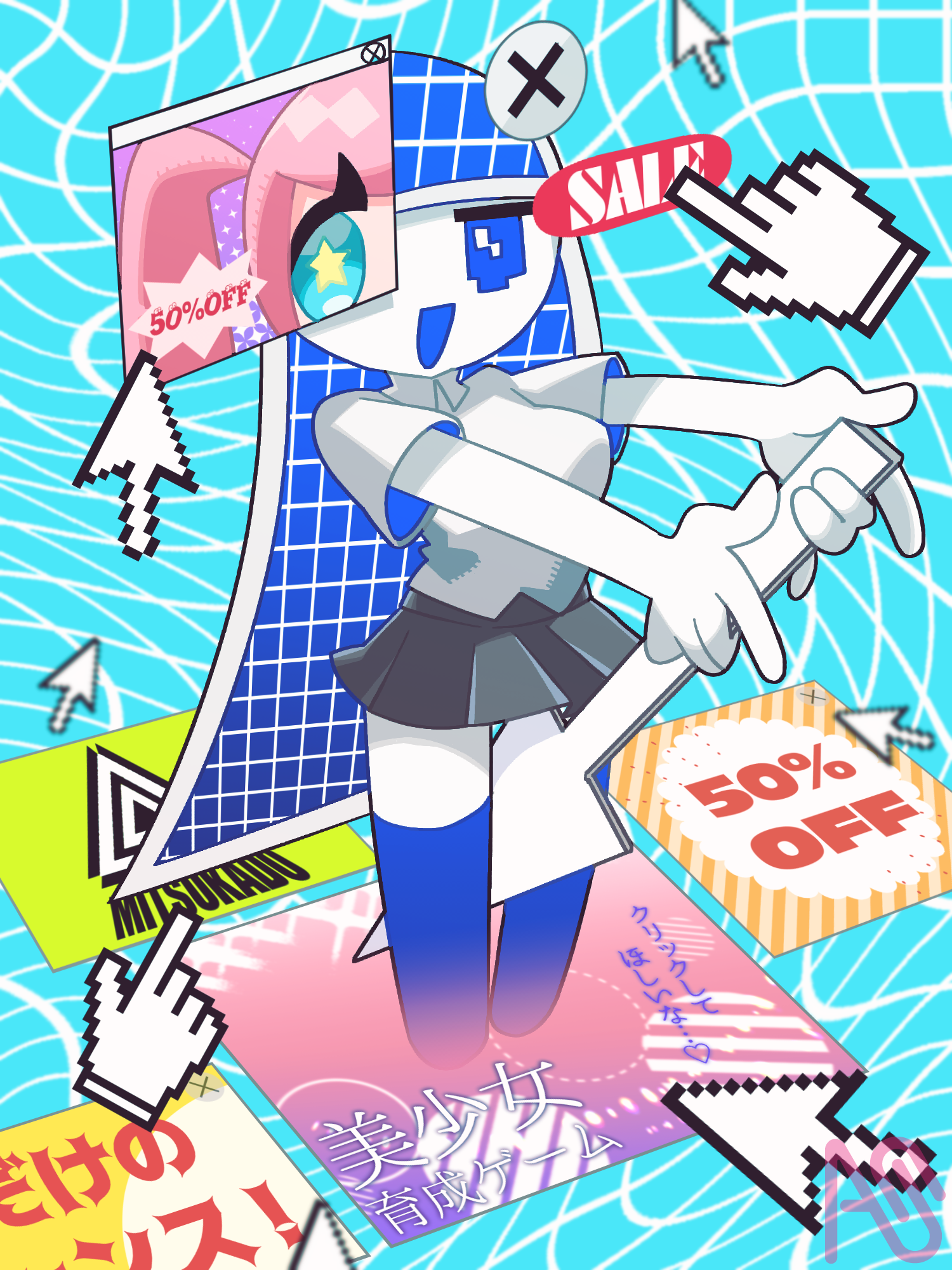 popup-chan！ MITSUKADO - イラスト ART street (アートストリート)