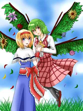 神綺と白蓮 ナナエモン 插畫 Art Street