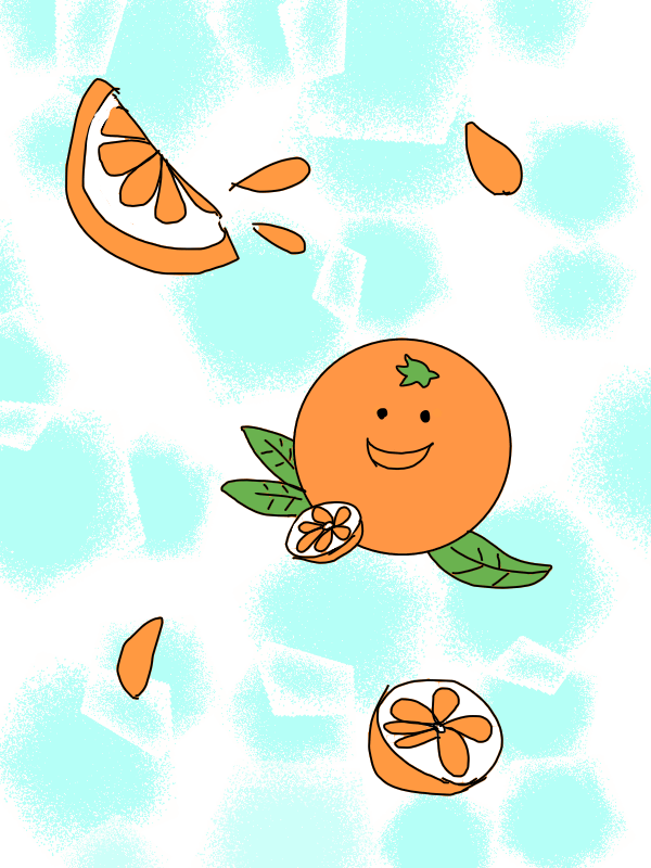ミカン なんかかわいい こんぺい 일러스트 Art Street 아트 스트리트