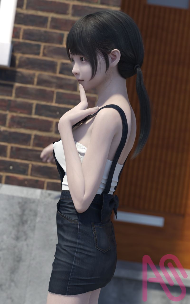街角 Illust of Jackie Jackson girl original 3DCG DazStudio Photoreal