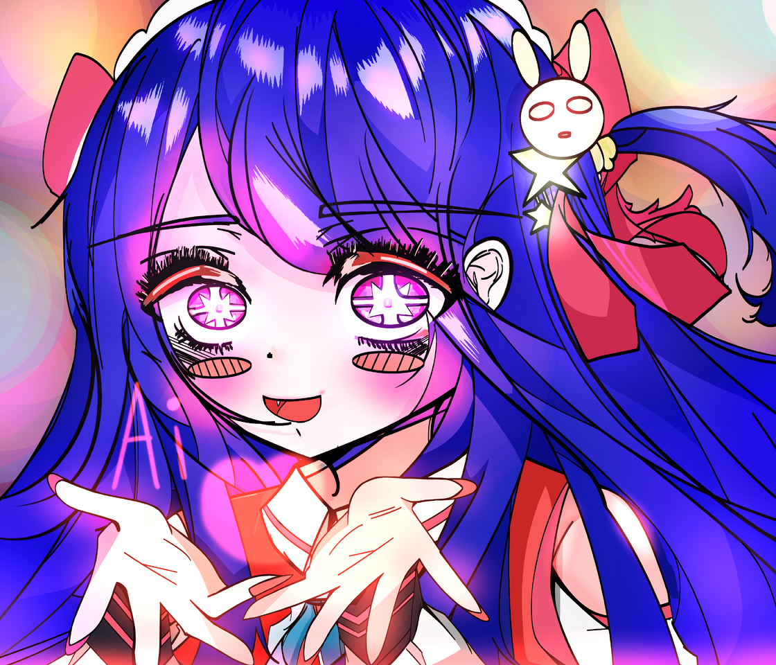 Hoshino Ai!!! ♡♡♡♡ ♡!♡  Illust of 月白(츠키시로) アイドル girl illustration 2차창작 참고 OshinoKo