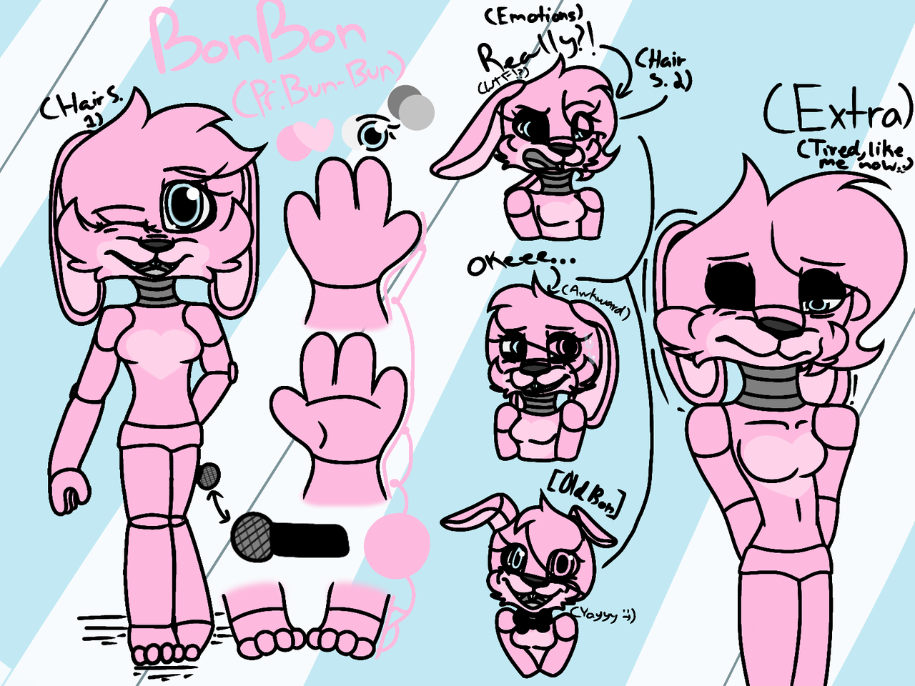 Fnaf Ocs Bonbon The Bunny Rabbit Bonbon イラスト Art Street アートストリート
