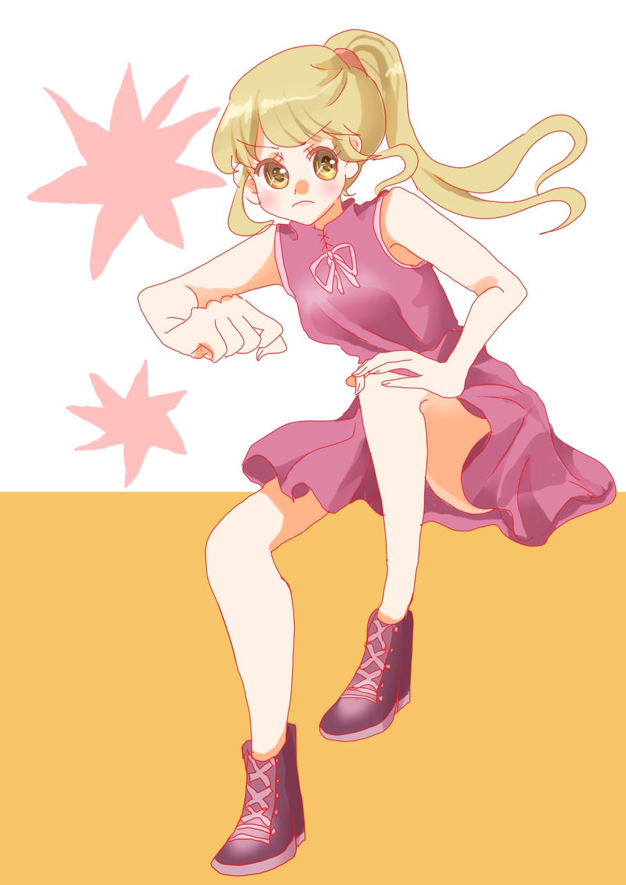 強そうな女の子 Keiko Illustrations Art Street