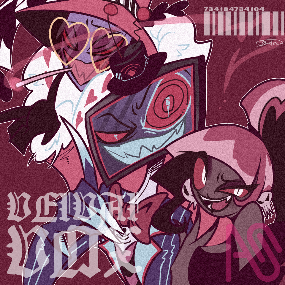 Hazbin Hotel-velvalvox makina. - Illustrations ART street