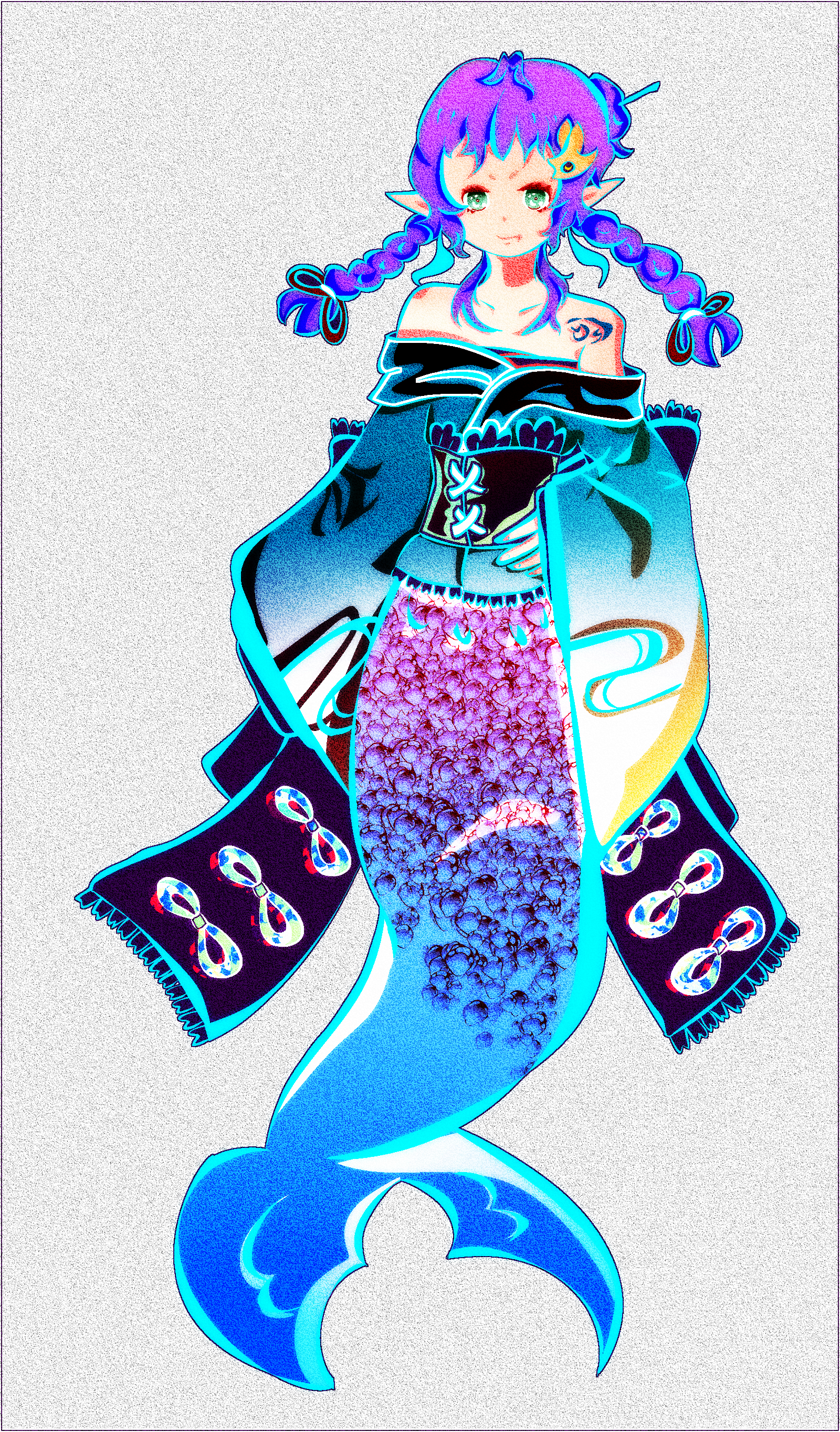 人魚 人鱼oc 馠洺AoyamaMuzen - Illustrations ART street
