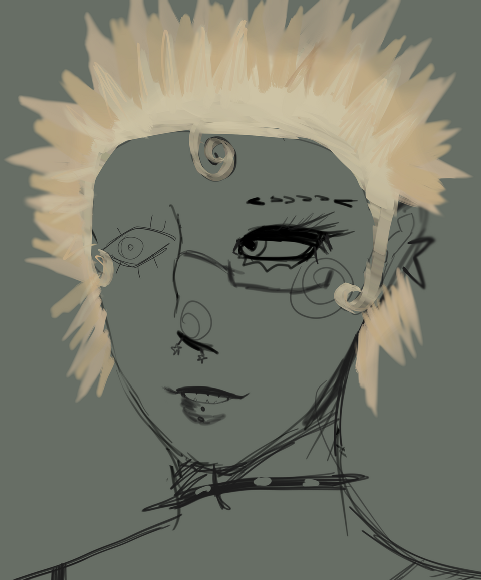 Wip dump Illust of #no1 HOLY CHEESE XD HATER!! doodle Cheese.