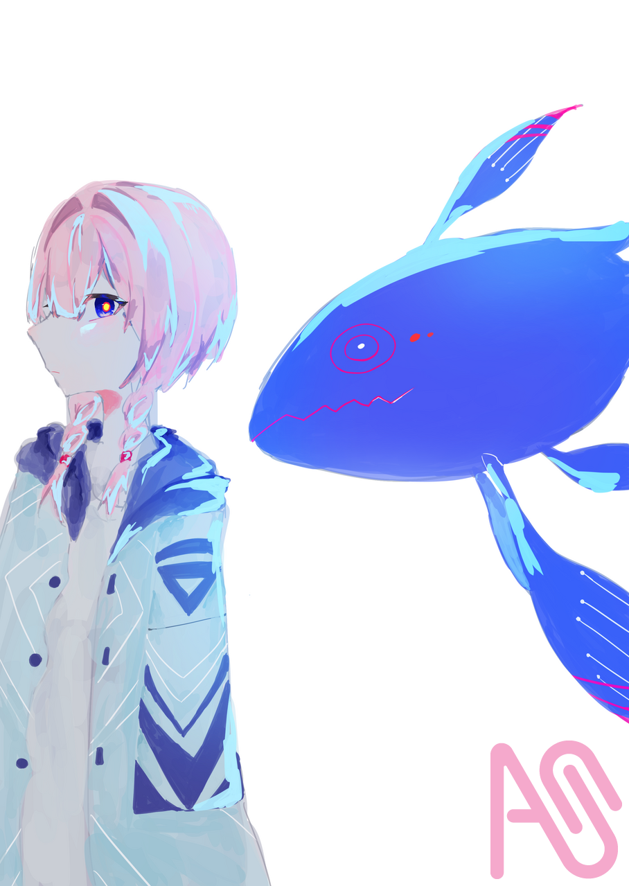 毎日ワンドロ19日目！ Illust of 描猫 檸檬  〜5月1日まで代選中〜 impasto ワンドロ illustration digital ラプラス 花譜 らぷらす タグミスったBy主