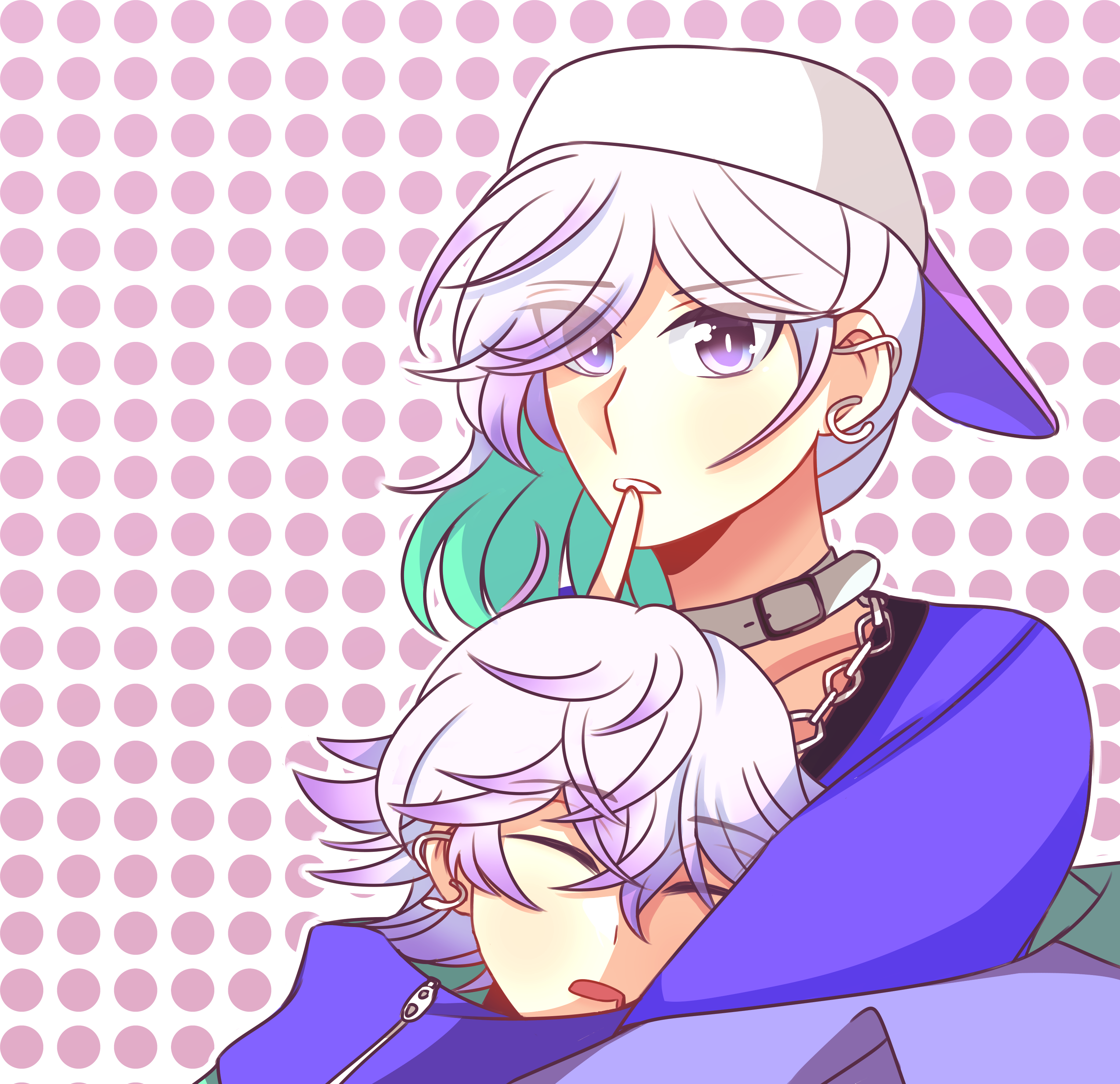 Sketch Yatonokami Kanata and Nayuta Kannomura Illustrations ART street