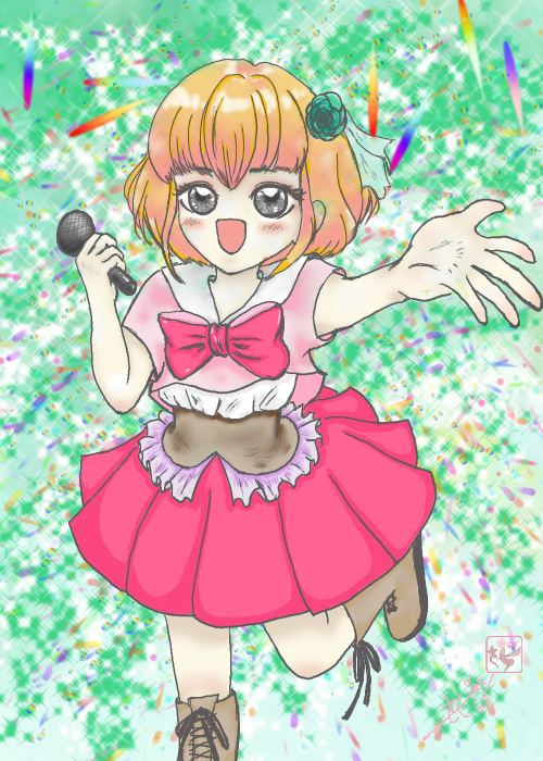 アイドル ライブ風 さくら凛桜 Illustrations Art Street アイドル ライブ風 さくら凛桜 Illustrations Art Street