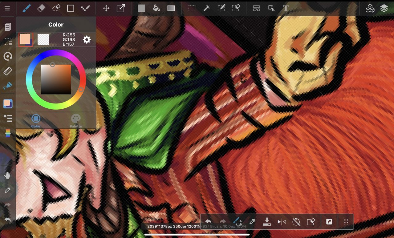 All vibrant colors hidden/lost Illust of LKMr.Raz digital inprogress