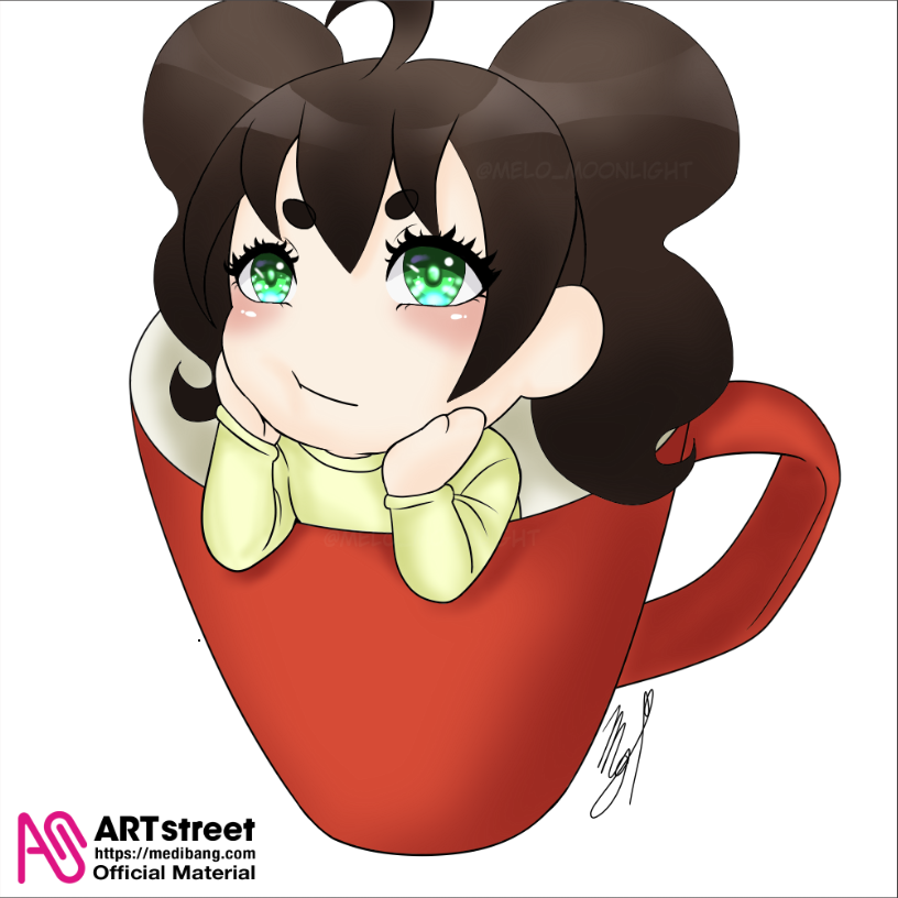 Chibi Melo Moonlight Illustrations Art Street