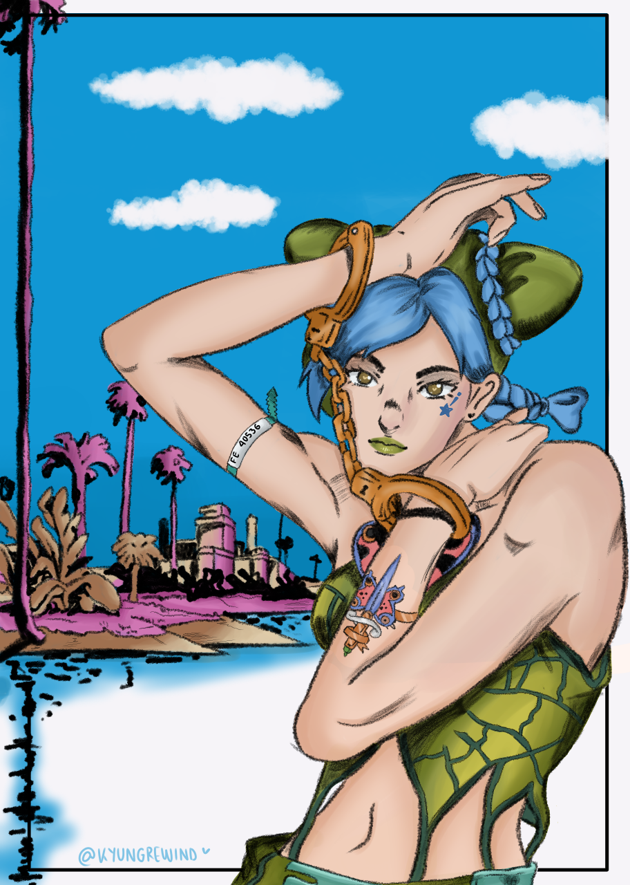 空条 徐倫 Saramttosaram イラスト Art Street アートストリート