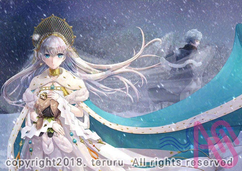 アナスタシア Illust of teruru girl boy snow Fate Fate/GrandOrder