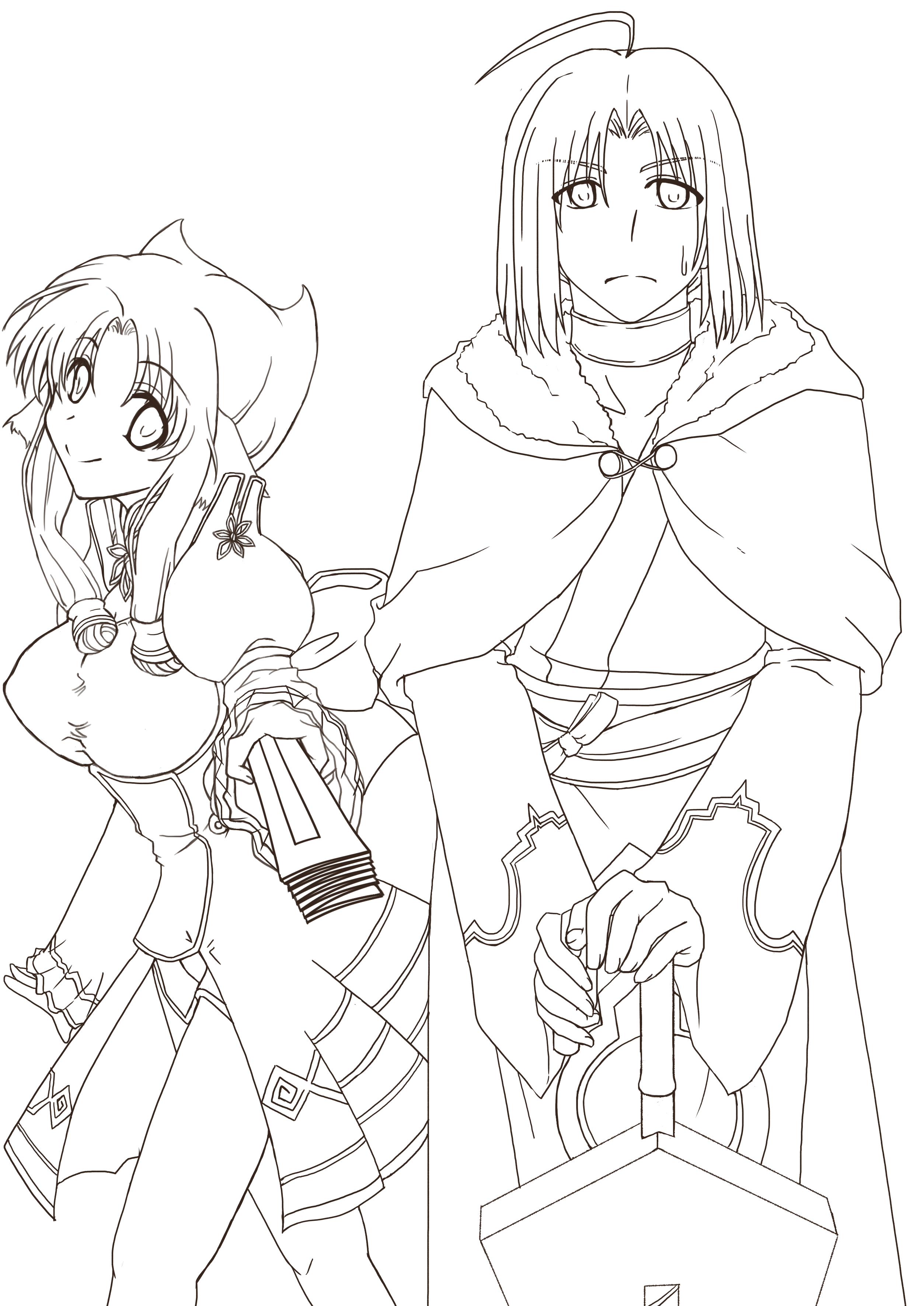 うたわれるもの ハク アトゥイ ヒガン Minaki Illustrations Art Street