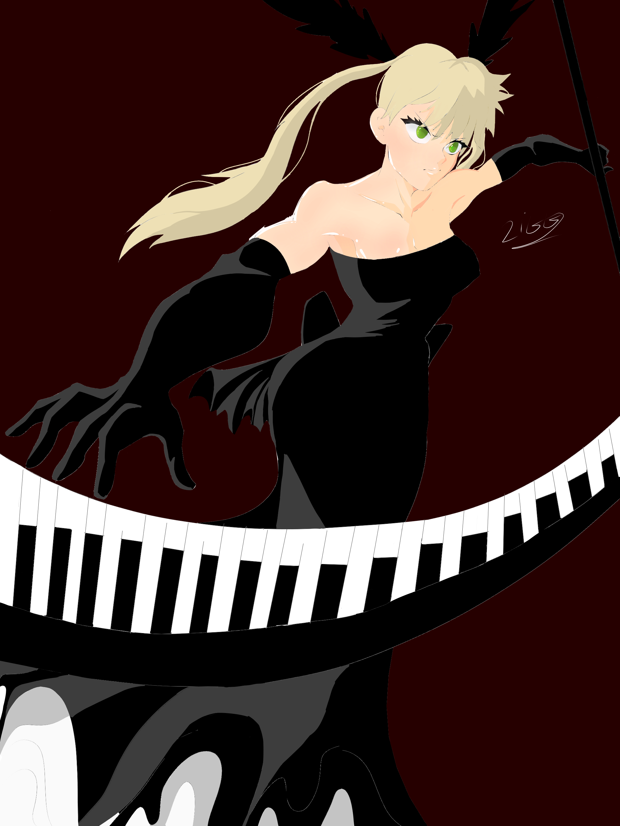 Maka black blood. Soul eater Ziggs_ - Illustrations ART street