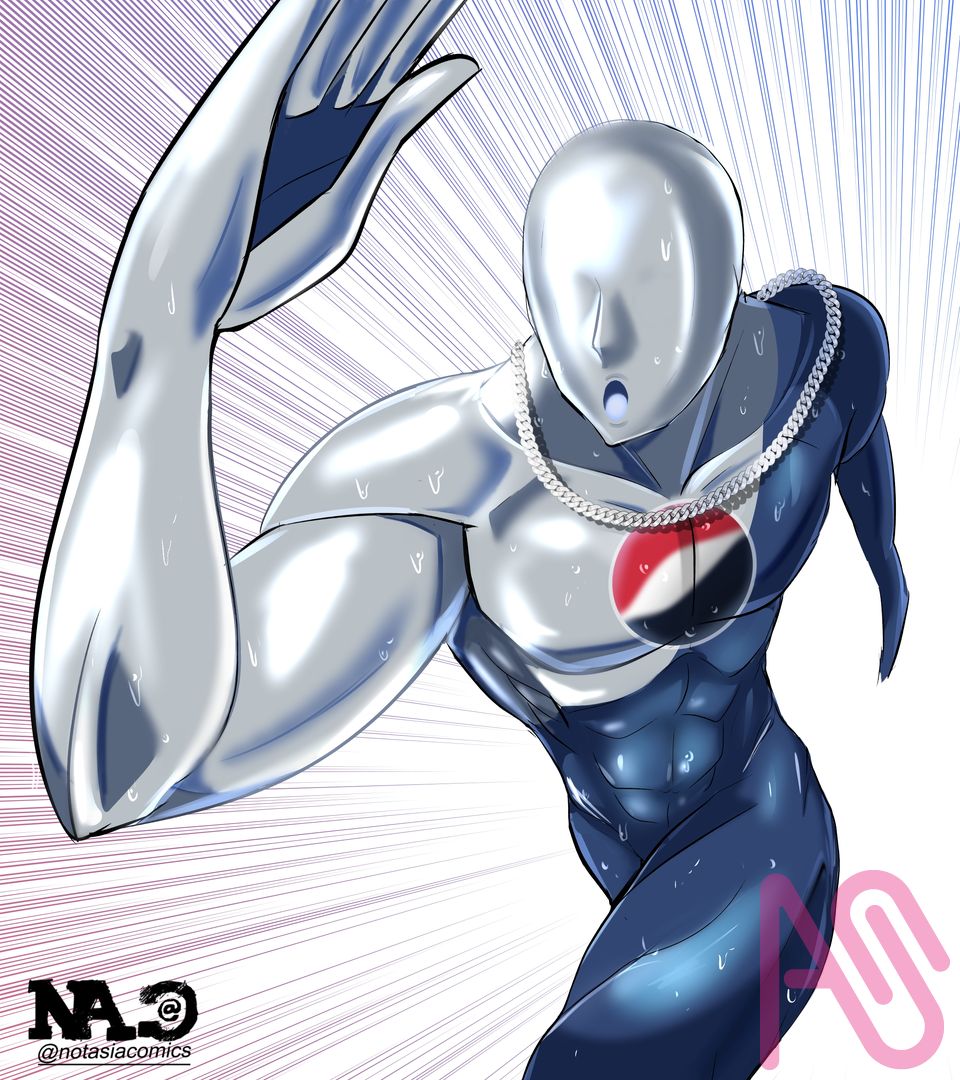 Pepsiman Illust of @notasiacomics fanart anime cartoon superhero muscle animeart hero mangaart