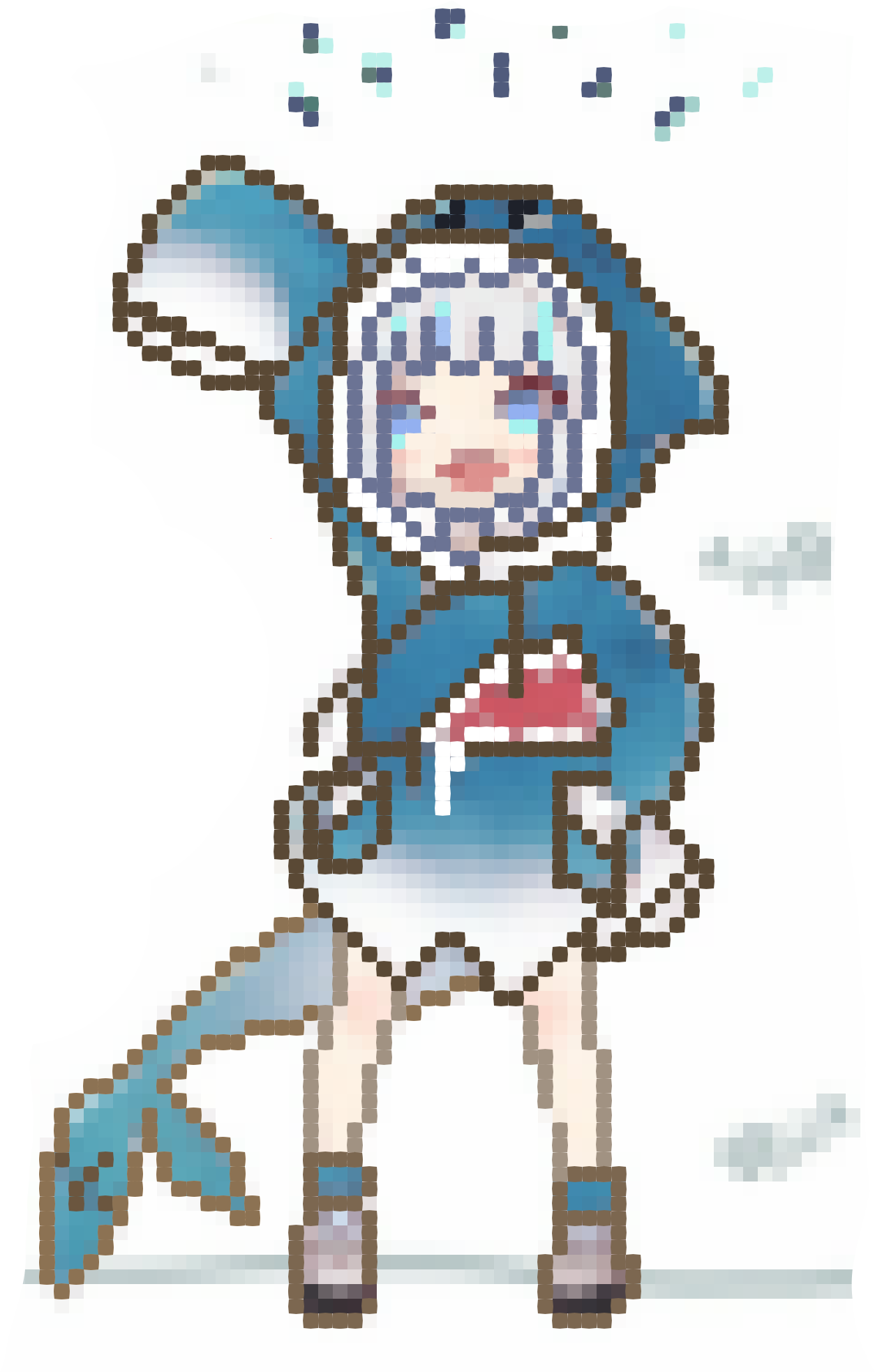 がうる・ぐら モザイクアート Senri1310 - Illustrations ART street
