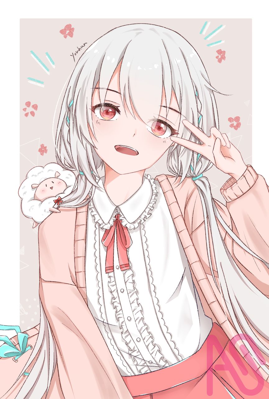 【0305】 代理ちゃんお誕生日おめでとう！！ Illust of ユウカ girl illustration 絵描き oc 繪型 birthday GetToKnowArtists 代理