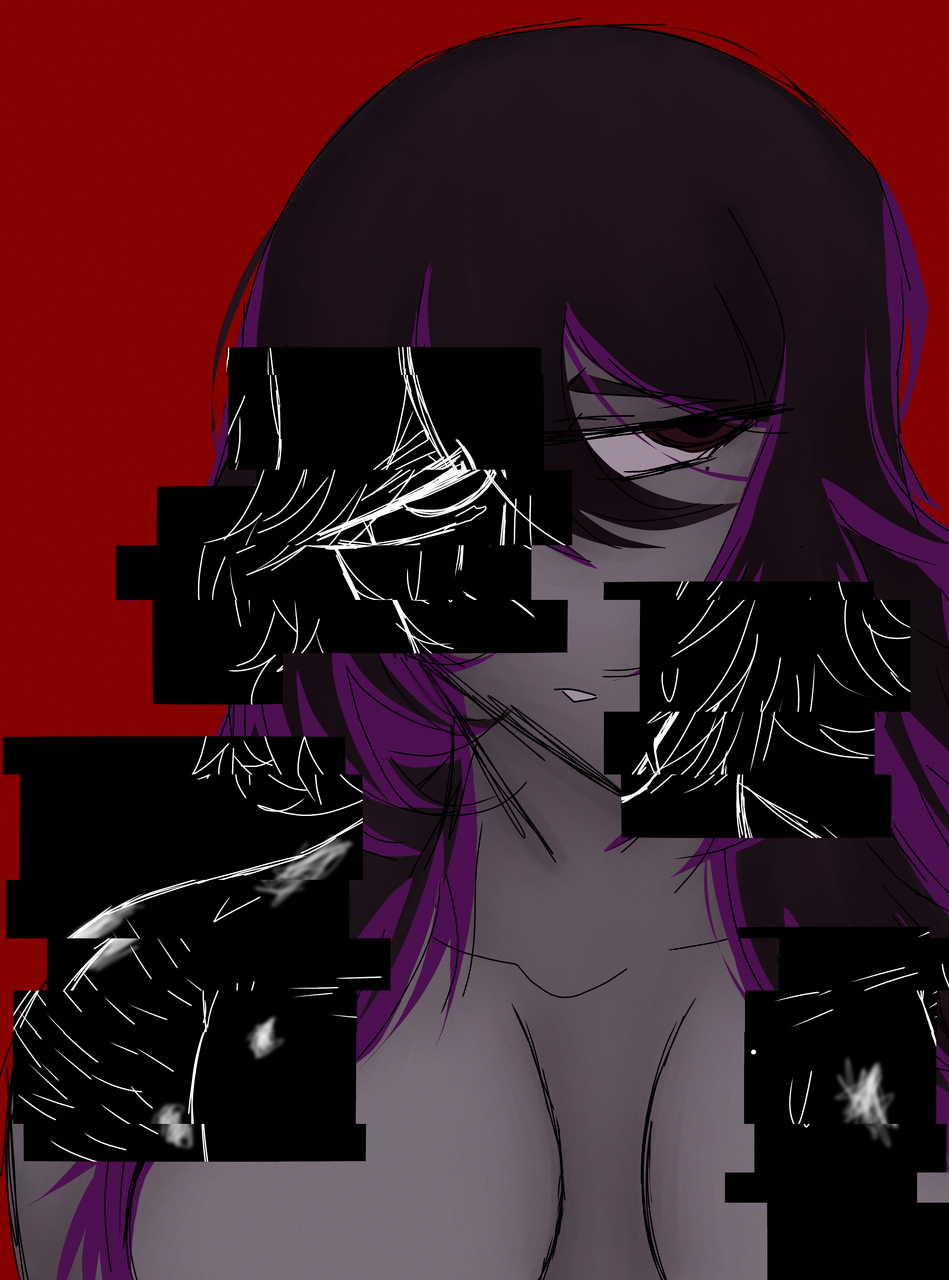 HELLO KITTY KAT Illust of ☆★ Wh0rr0R ⛧♱ anime game digital oc book animegirl animestyle ibispaint BEDOFROZES Trannysadness