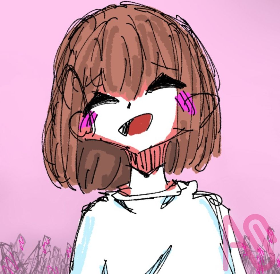 縺斐ａ繧薙↑縺輔＞ Illust of けーたい 解読したら怖ｪ〜