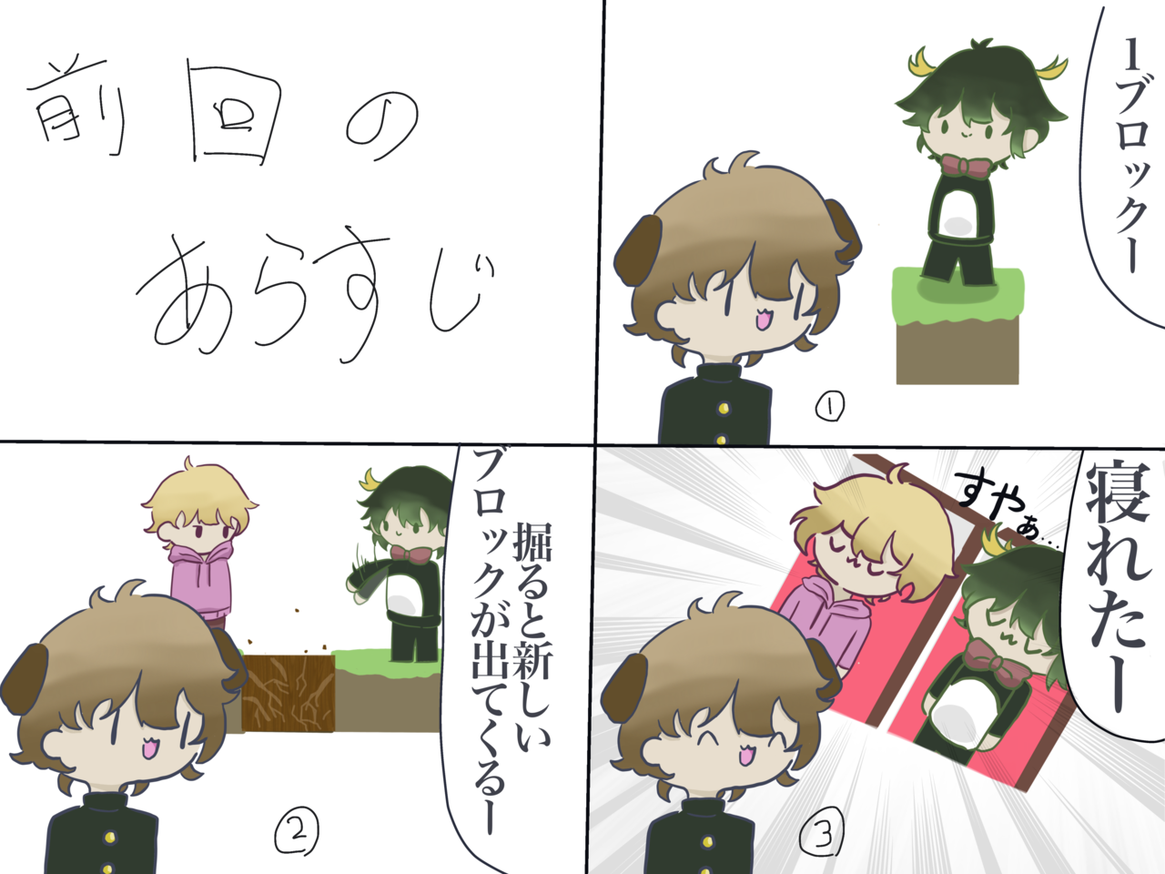 前回のあらすじー しゃーろ Illustrations Art Street 前回のあらすじー しゃーろ Illustrations Art Street