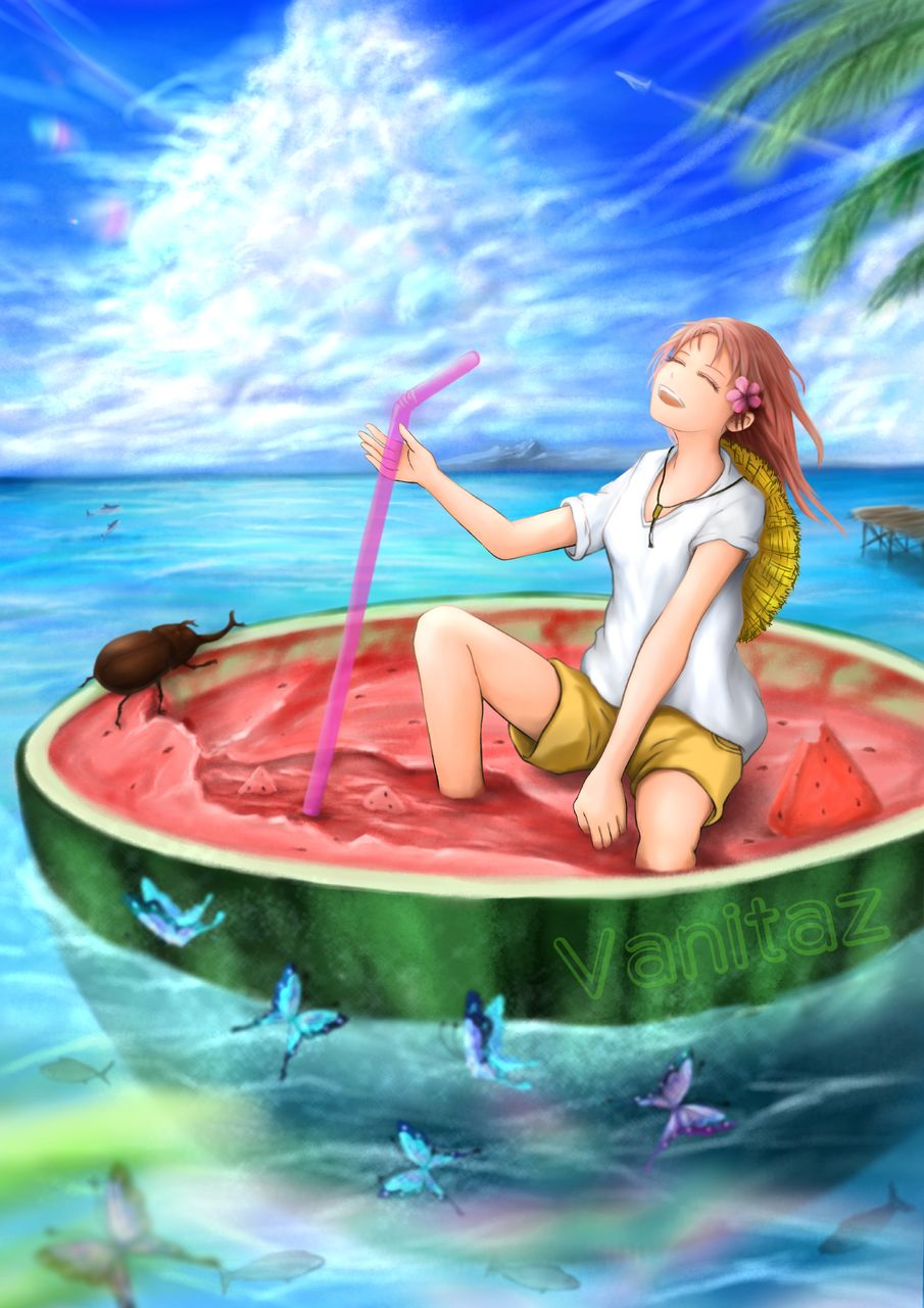 夏 Illust of ｳﾞｧﾆﾀｽﾞ-Vanitaz HUIONIllustrationContest2025 描いてみた summer illustration