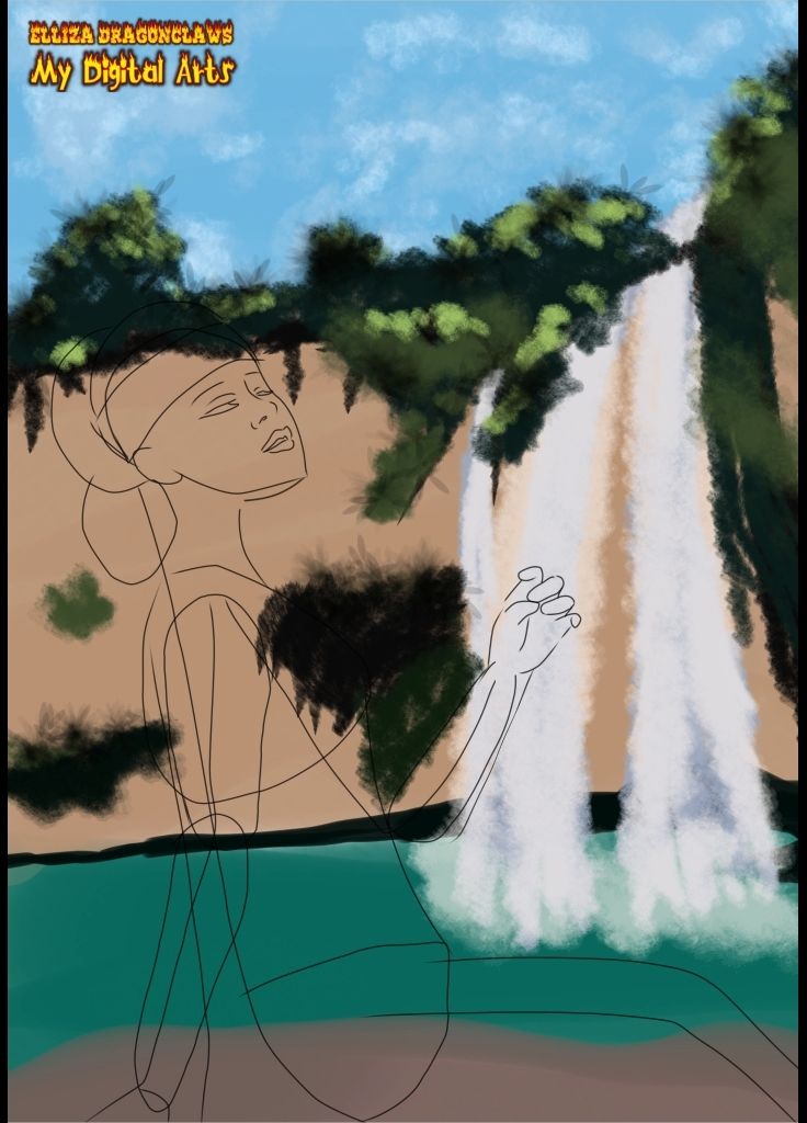 Daylight Waterfall Elliza Dragonclaws - 插图 ART street