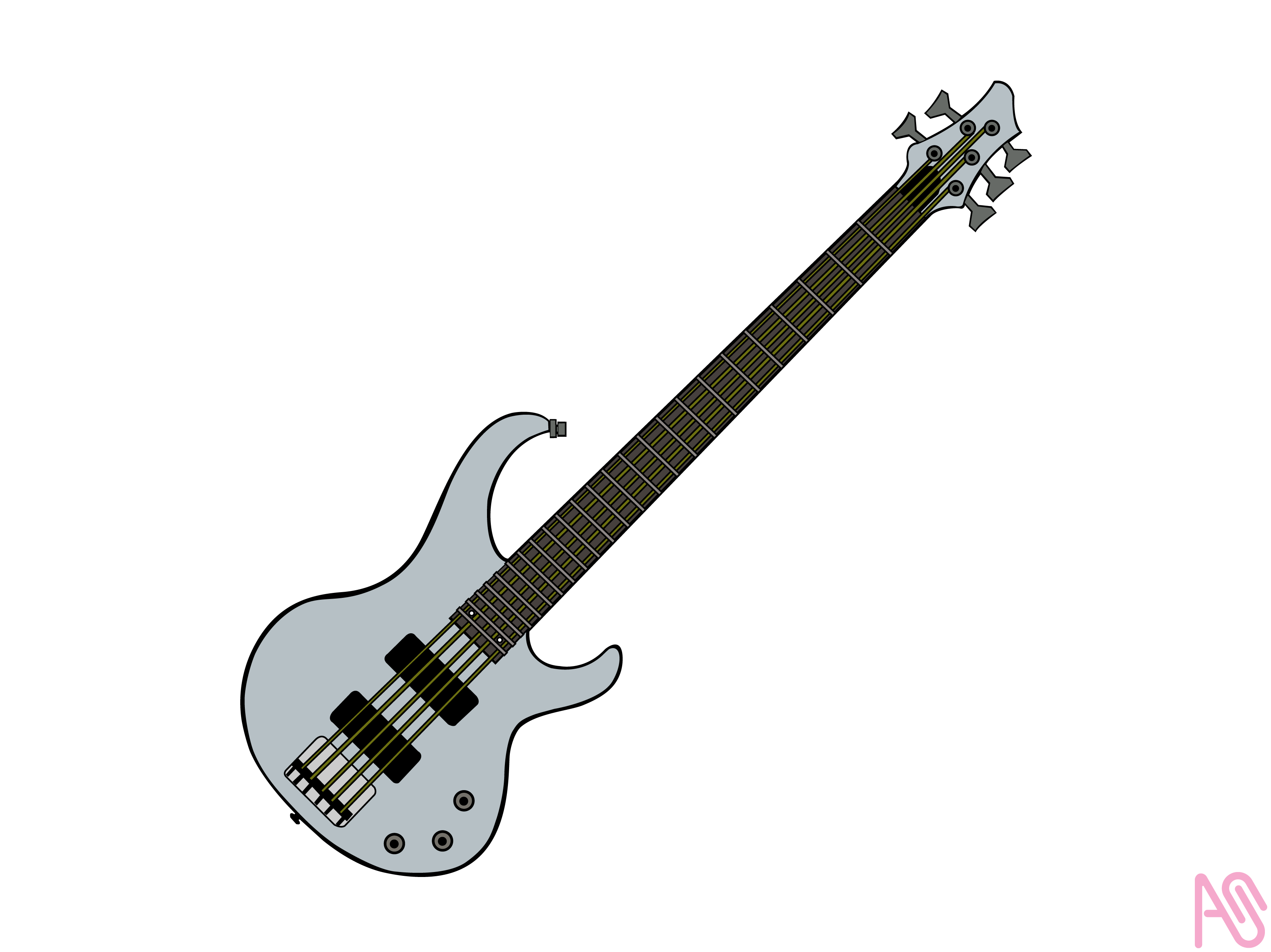 Ska Musical Instruments Rasutaku Illustrations ART street