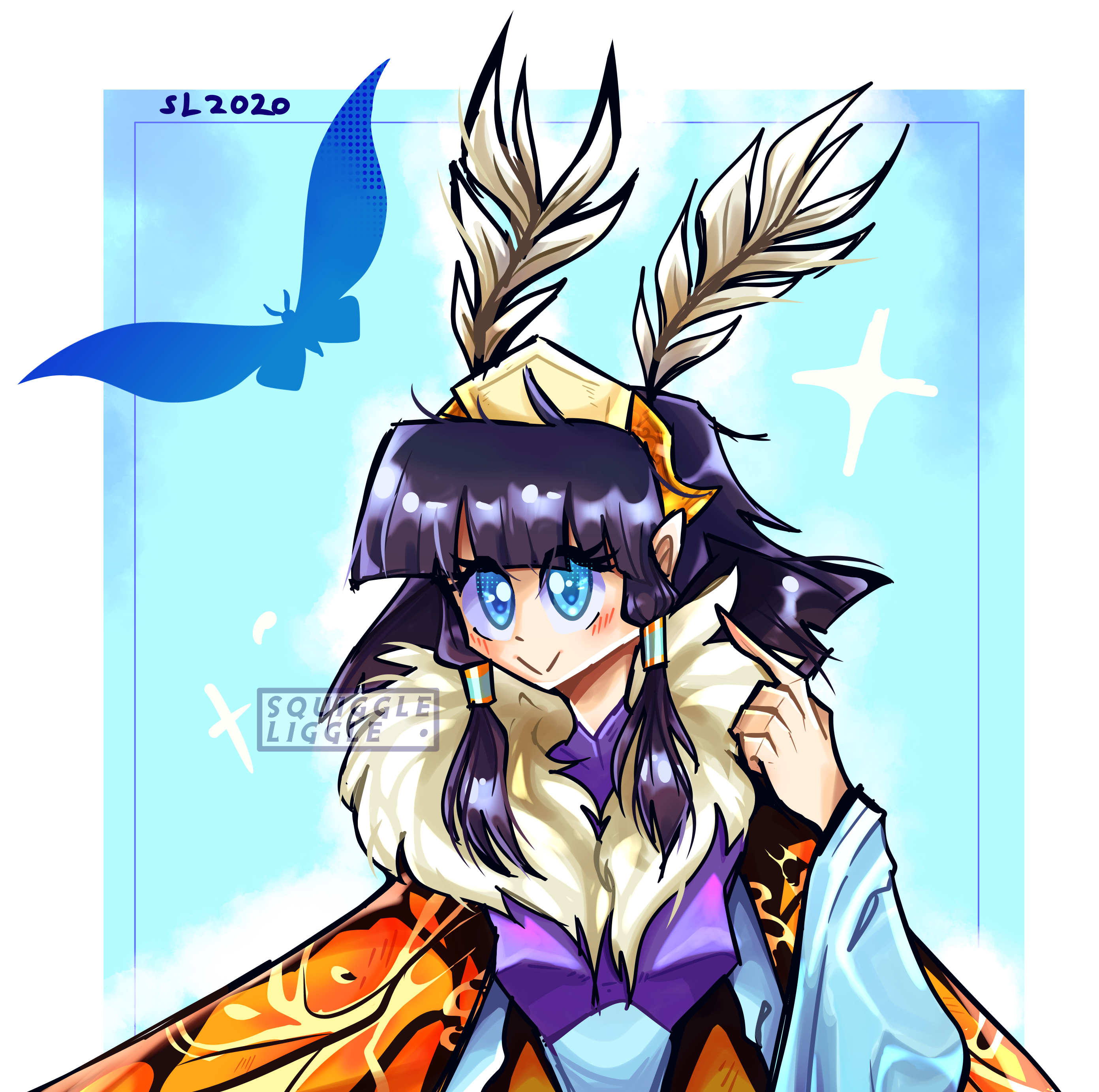 Humanized Mothra , Queen of the Monsters Squiggle Liggle