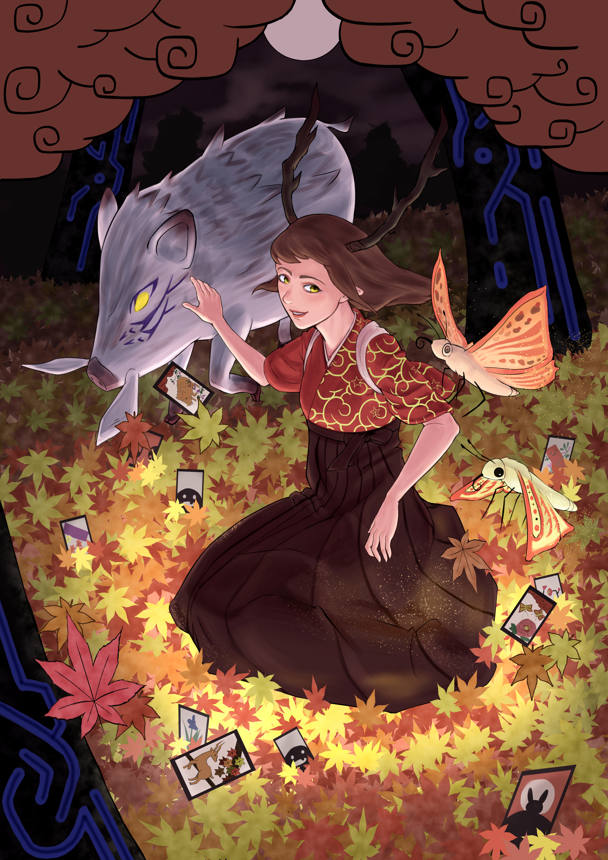 猪鹿蝶 Sakuro イラスト Art Street アートストリート