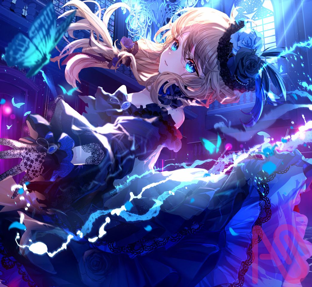 フラン・エクレール様【Cover】KiLLKiSSMVイラスト Illust of こもりひっき🦋初書籍★メルヘンファンタジー衣装アイデアbook fantasy girl dark 仕事絵 illustration digital black gothic virtual_YouTuber