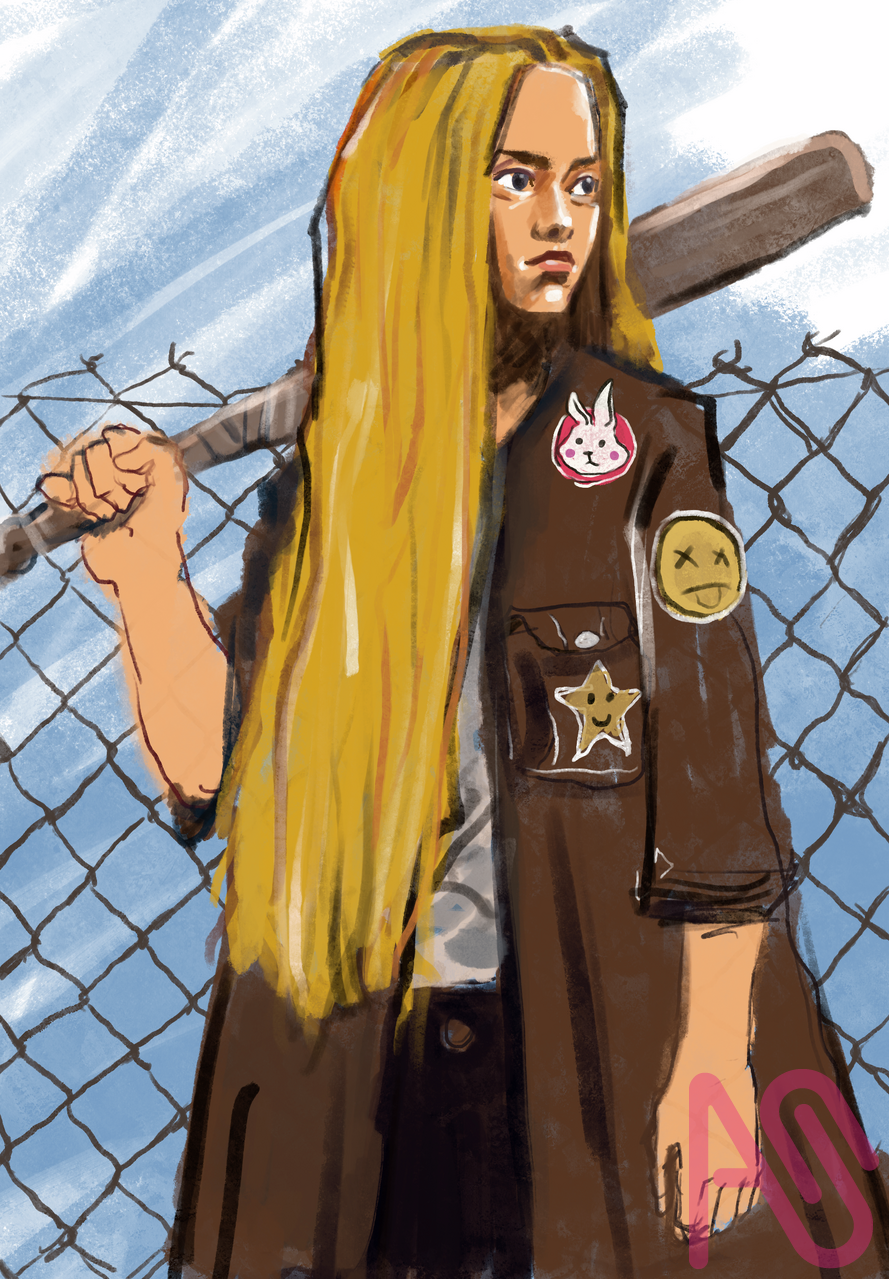 臨摹隨性漫畫化 Illust of BunnyCat art 光影練習 模写 practice procreate 日常练习 练习作品 色塊 动漫化 比列對稱練習