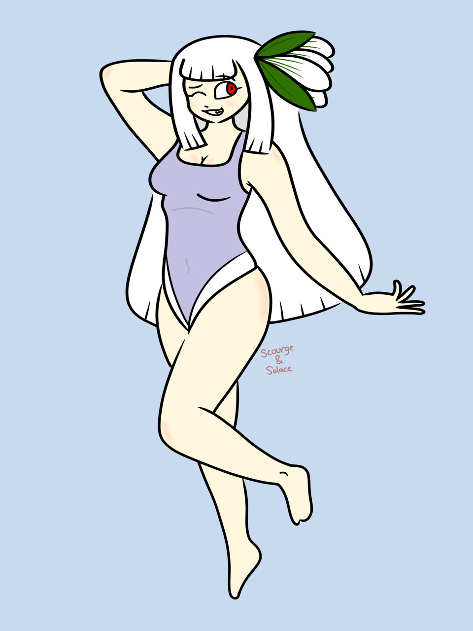 Swimsuit Magnolia Scourgeandsolace イラスト Art Street アートストリート