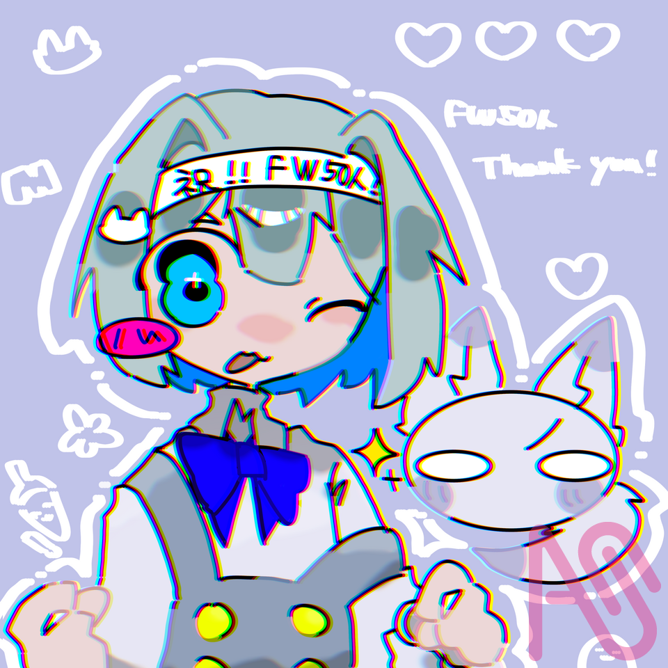 FW50人ありがと～！ Illust of 帝好き illustration 代理 Countryhumans 代理さん カンヒュ