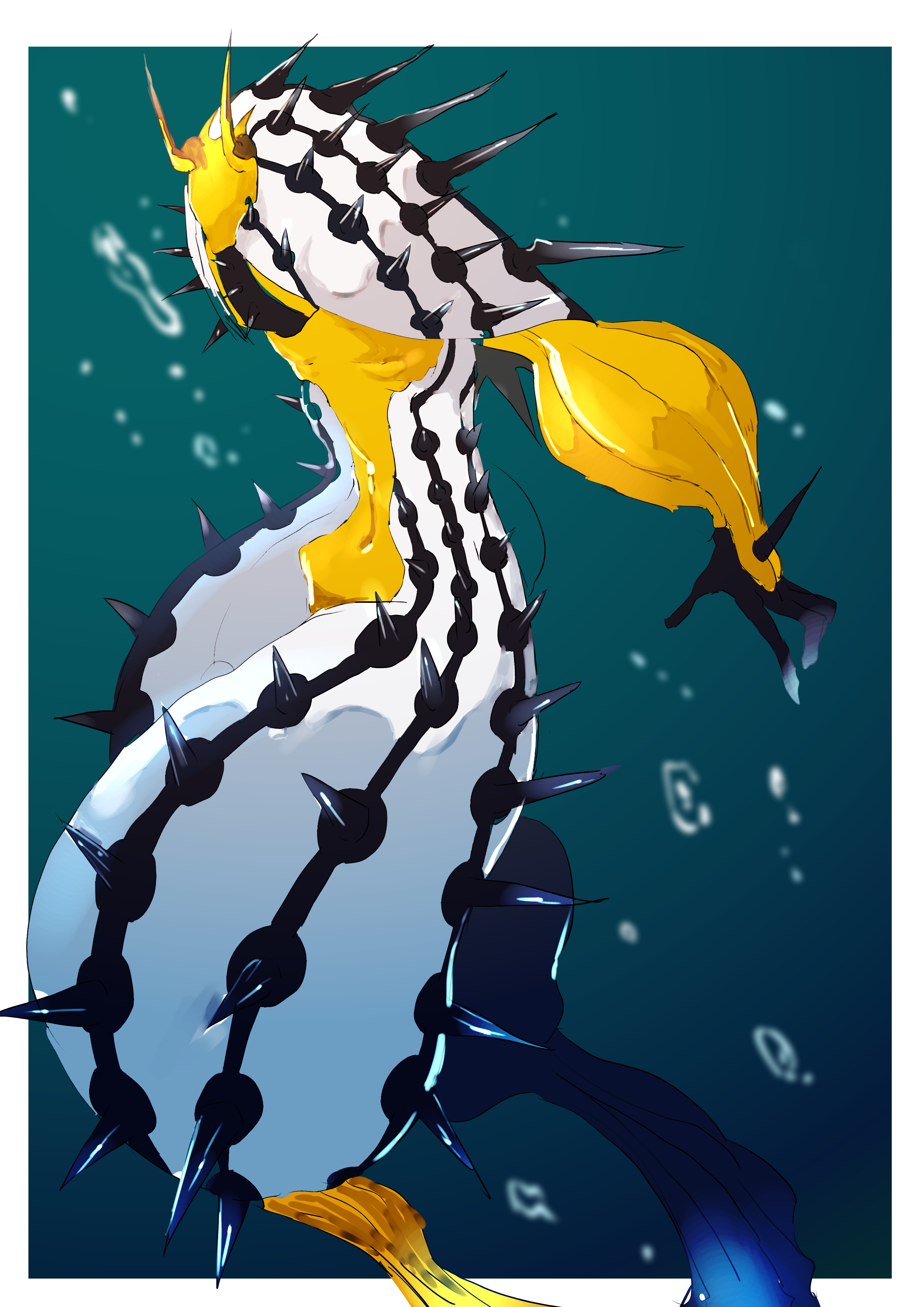 ワンドロ ハリセンボンモチーフ人外 さみしいおさしみ イラスト Art Street アートストリート