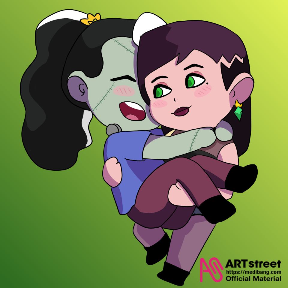 Vicky & Joy (Monster Camp) Kuraudia - Illustrations ART street