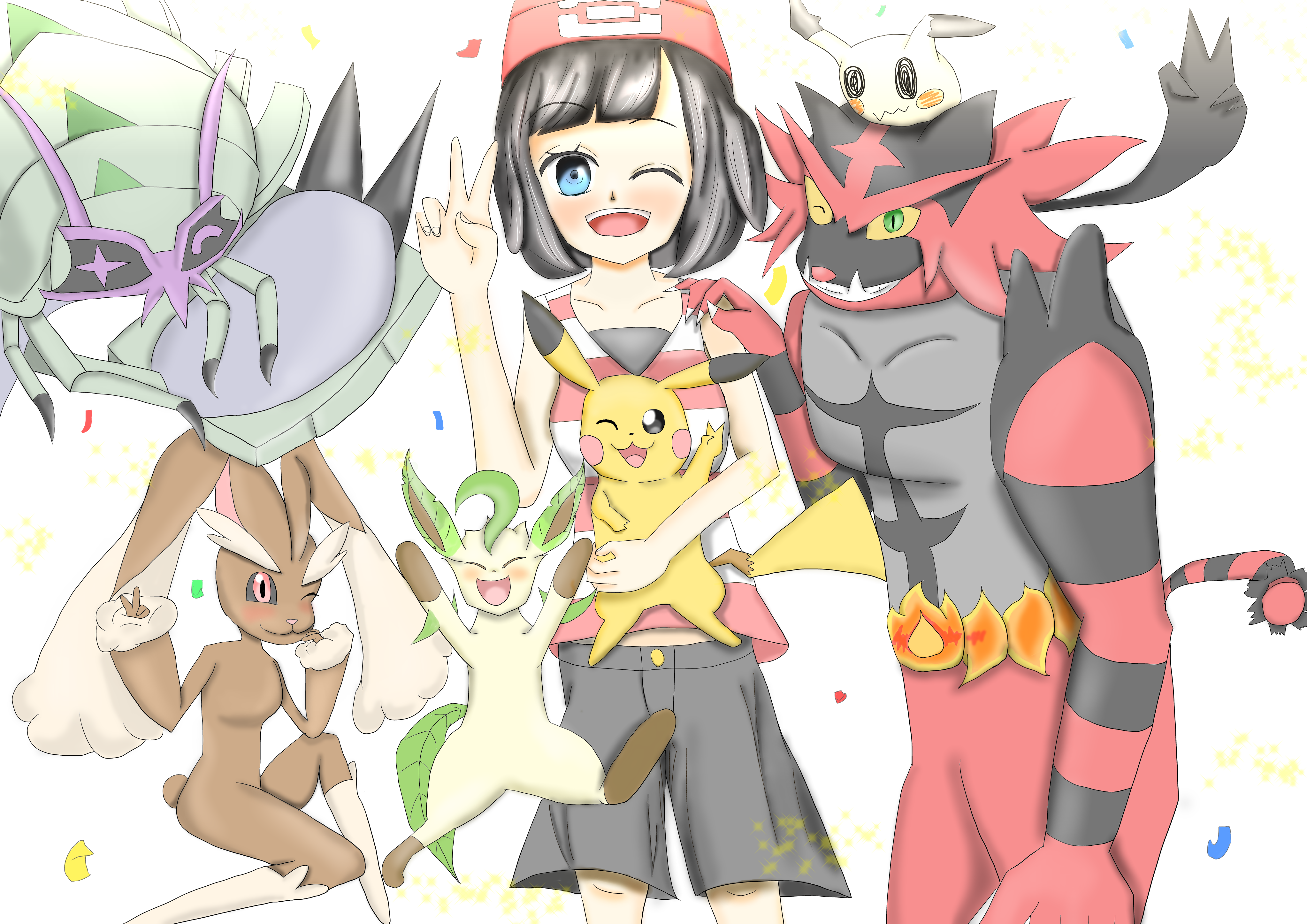 ミヅキとポケモン リメイク ぽんこつ Ponkotsu Illustrations Art Street
