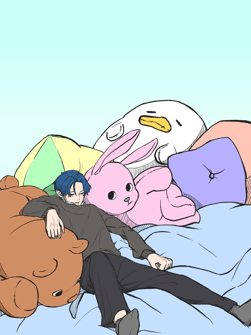 Comforters Illust of ggirook medibangpaint