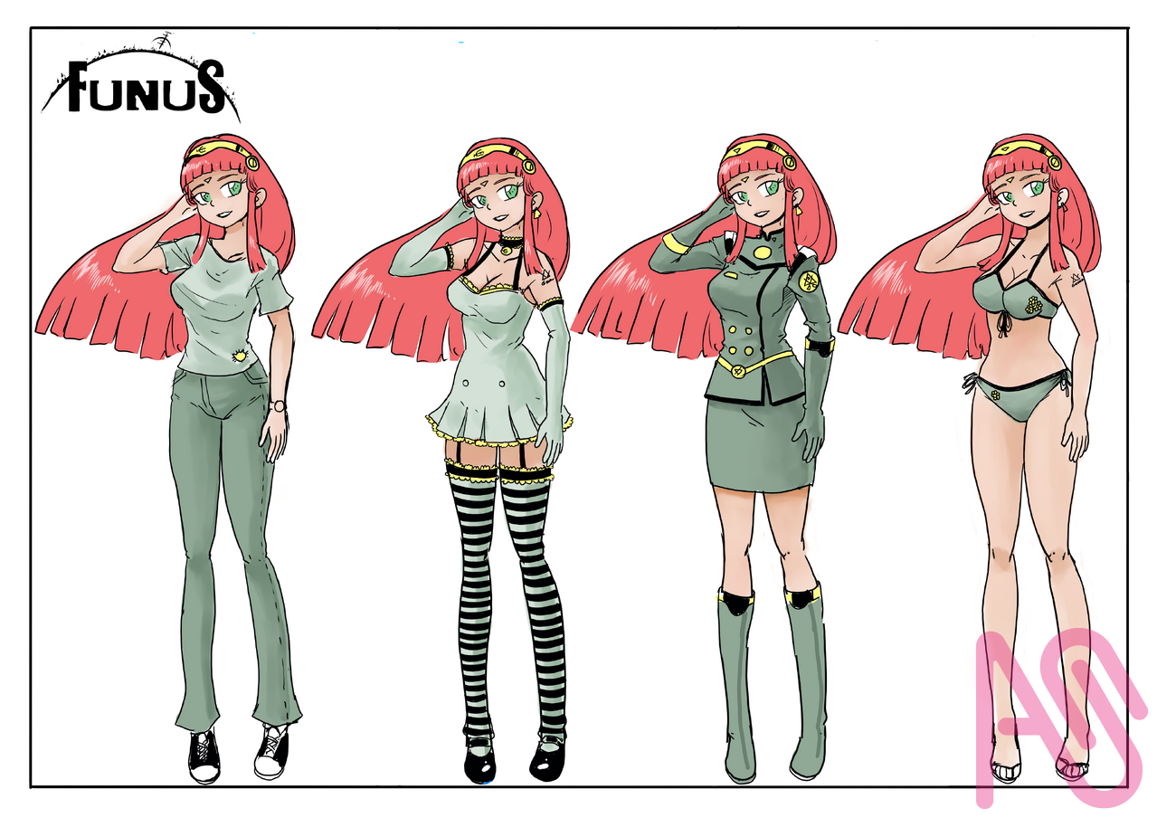 práctica  Illust of poroniel-33 original color diseño personajes