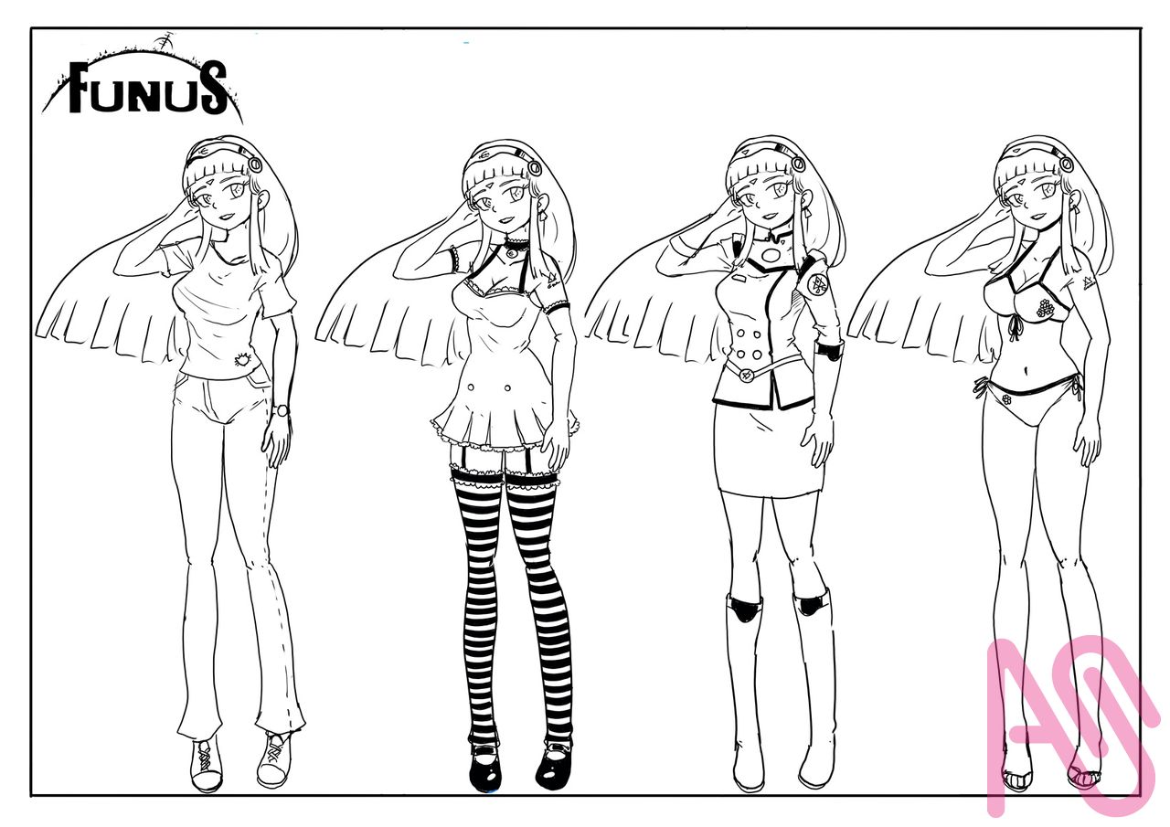 práctica  Illust of poroniel-33 original color diseño personajes