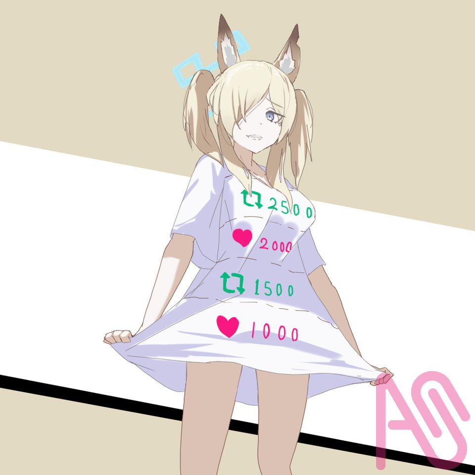 チャレンジしたかった Illust of だぶまん girl BlueArchive 尾刃カンナ