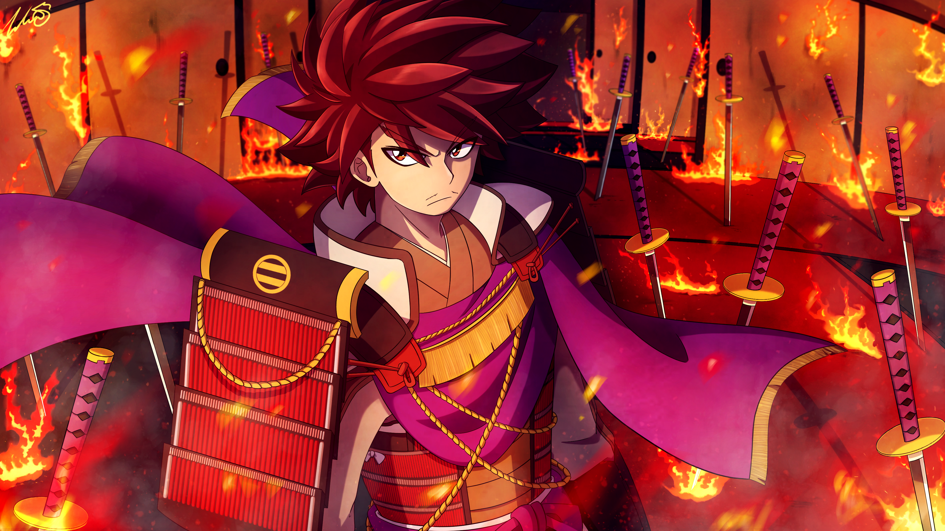 Sengoku Basara Log Exothermicex Illustrations Art Street