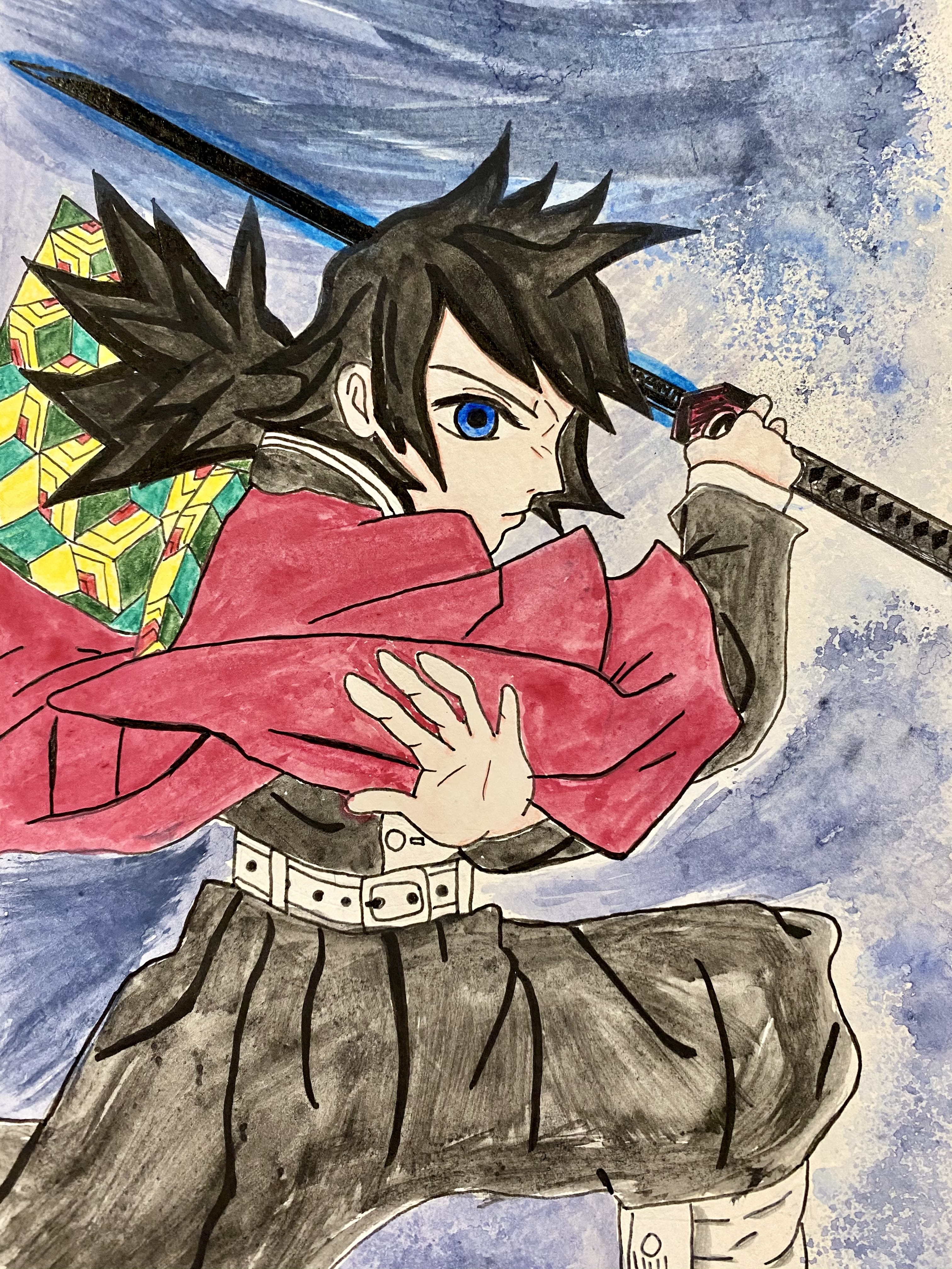 富岡義勇 Nyckelpiga1 - Illustrations ART street