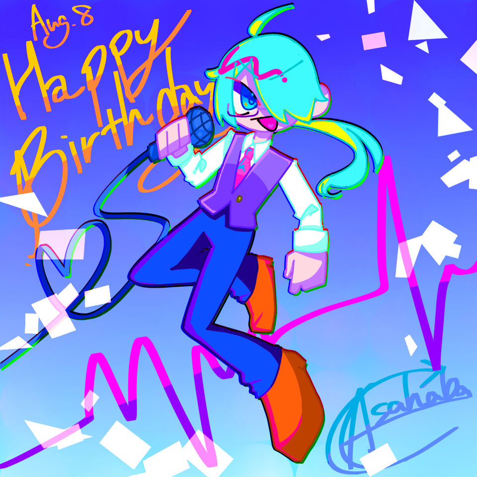 椎葉さまhappy Birthday 麻掵 憂象 復帰済 イラスト Art Street アートストリート