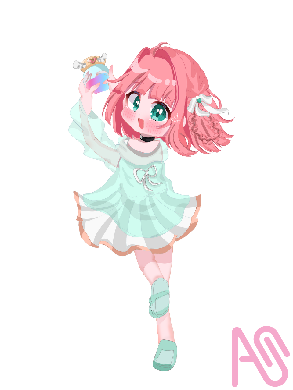 お片付け Illust of みたらしのお餅。 girl よその子 おくすり飲もう くすり選