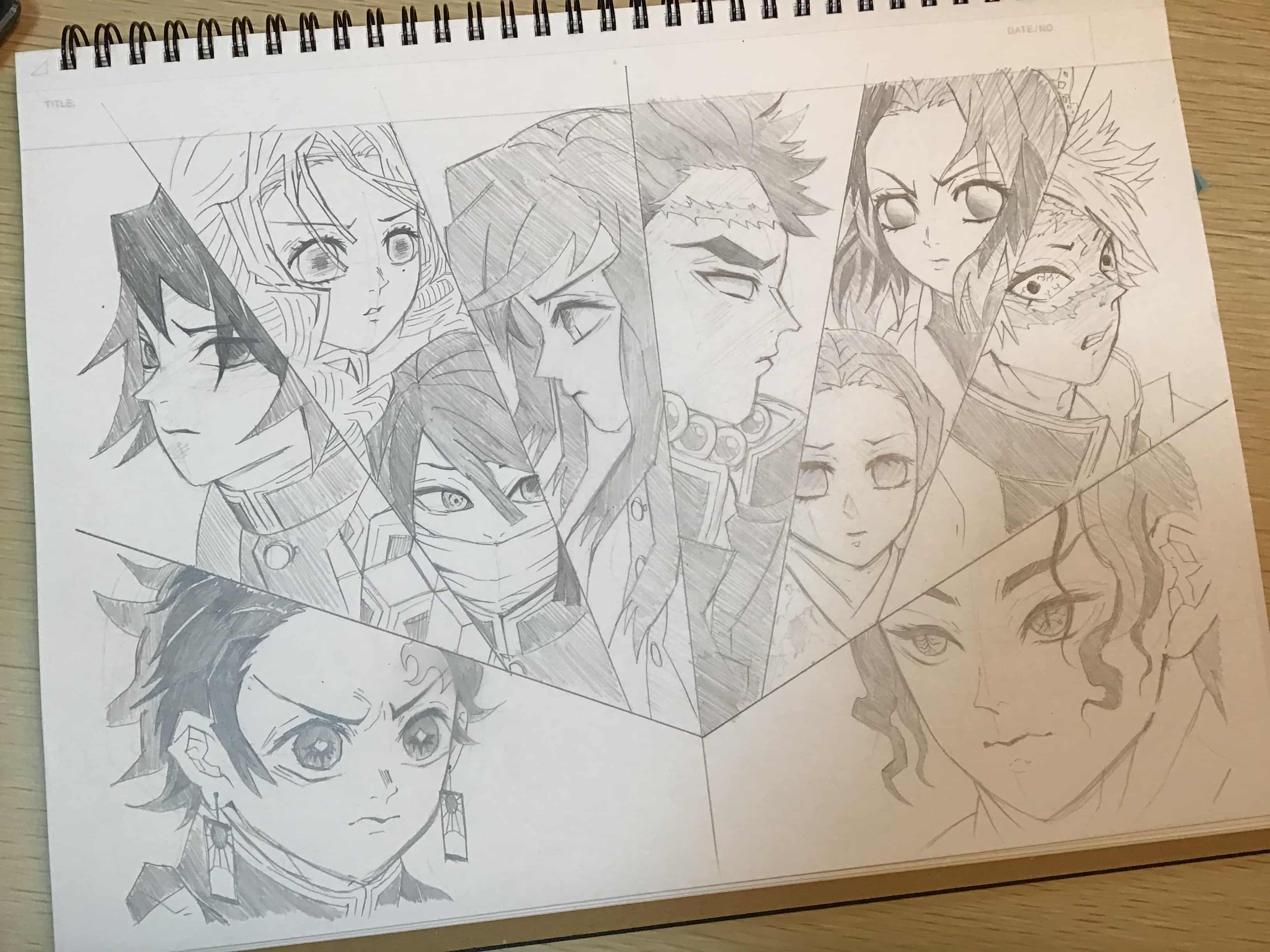 MIX,鬼滅の刃作者 キャラクターイラスト サイン入りセット MIX,鬼滅の刃【